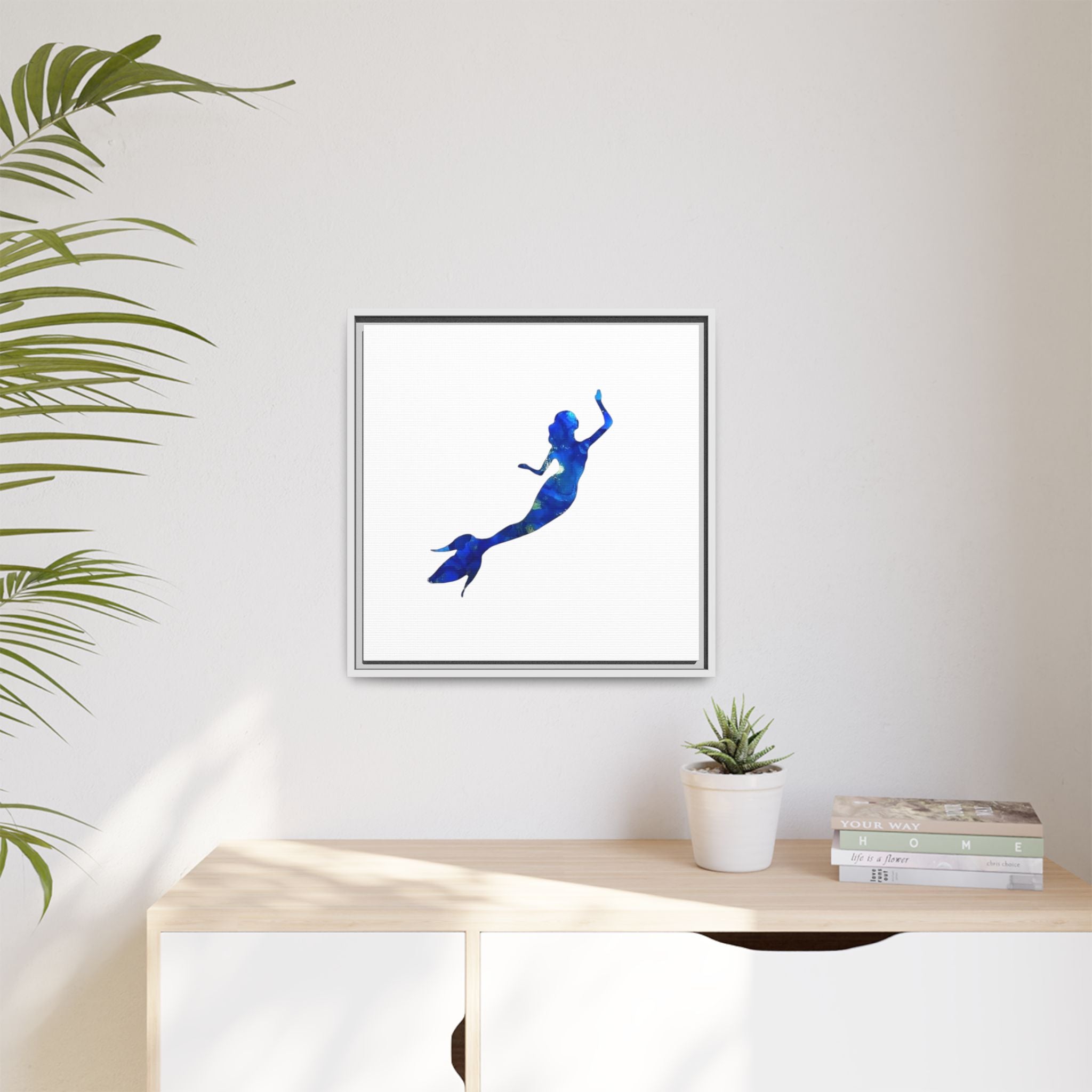 Matte Canvas, Framed (Multi-color)