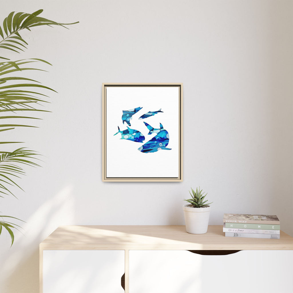 Matte Canvas, Framed (Multi-color)