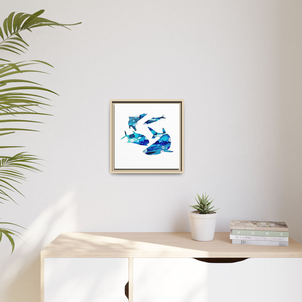 Matte Canvas, Framed (Multi-color)