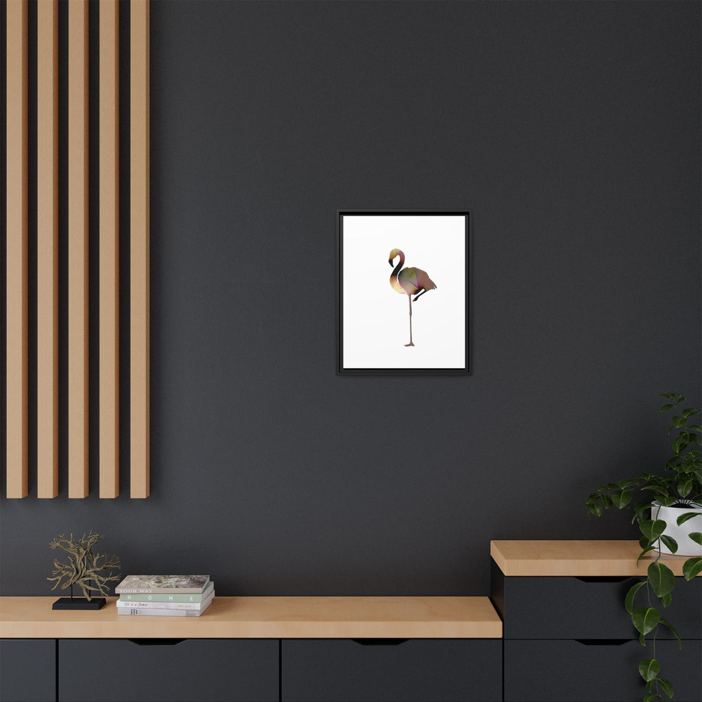 Flamingo 1, Matte Canvas, Framed (Multi-color)