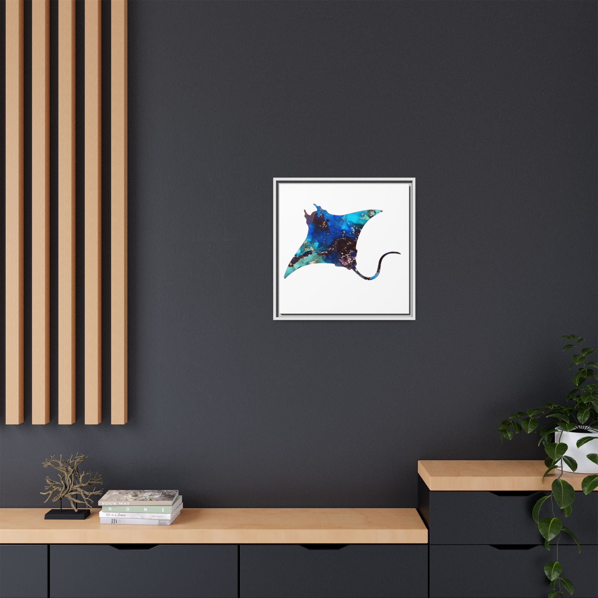 Matte Canvas, Framed (Multi-color)