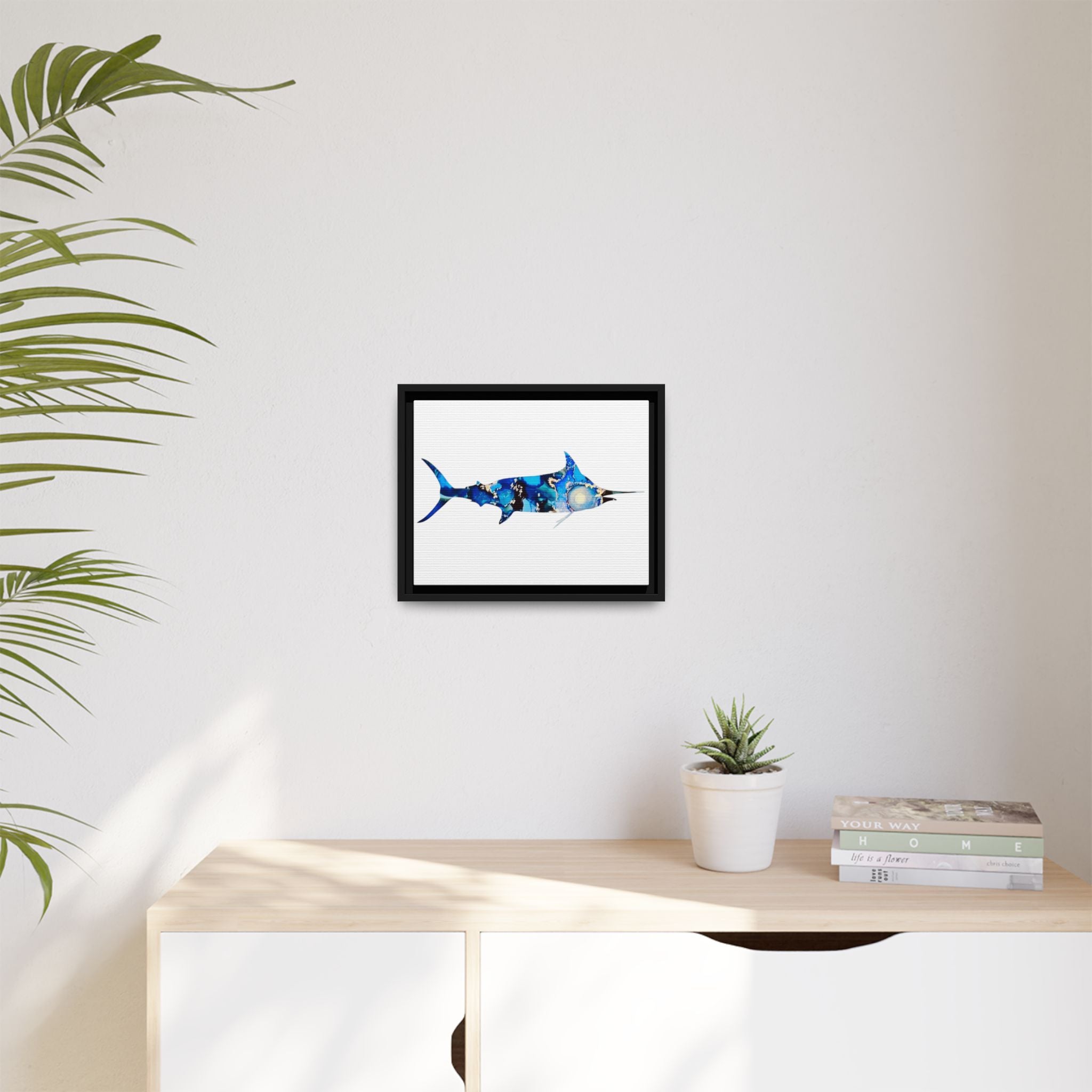 Matte Canvas, Framed (Multi-color)