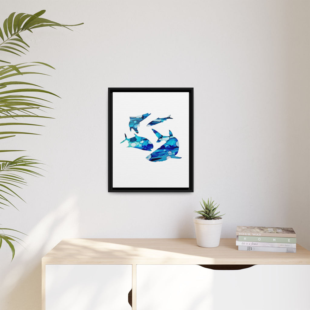 Matte Canvas, Framed (Multi-color)