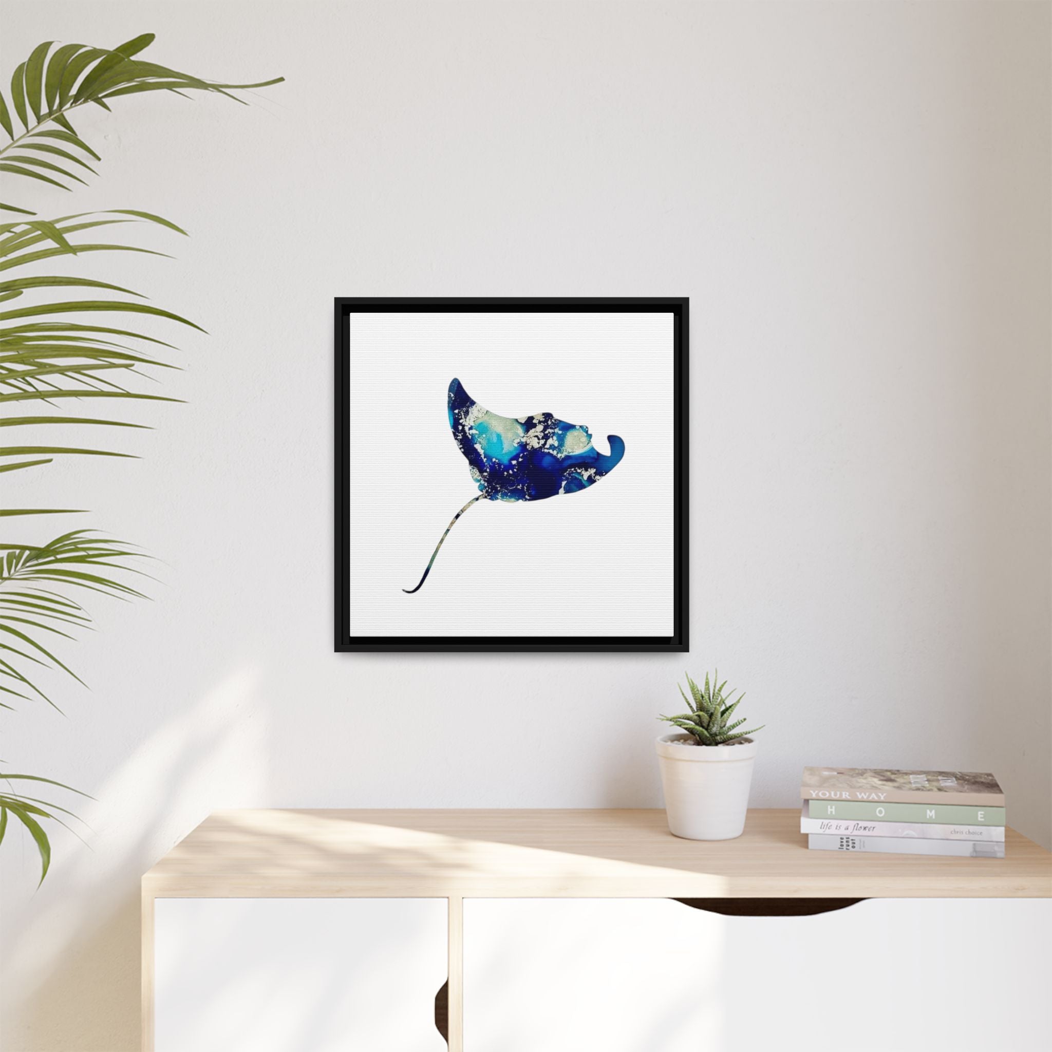 Matte Canvas, Framed (Multi-color)