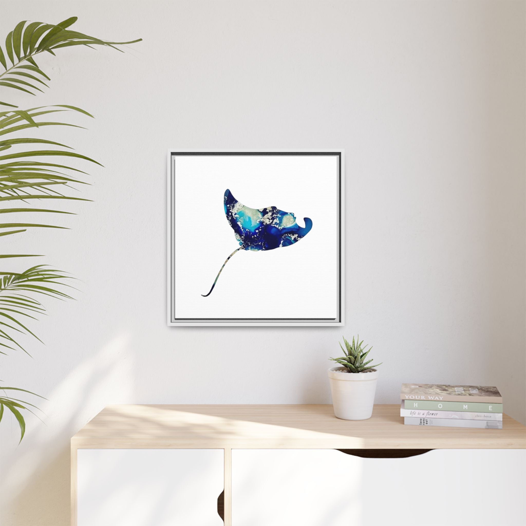 Matte Canvas, Framed (Multi-color)
