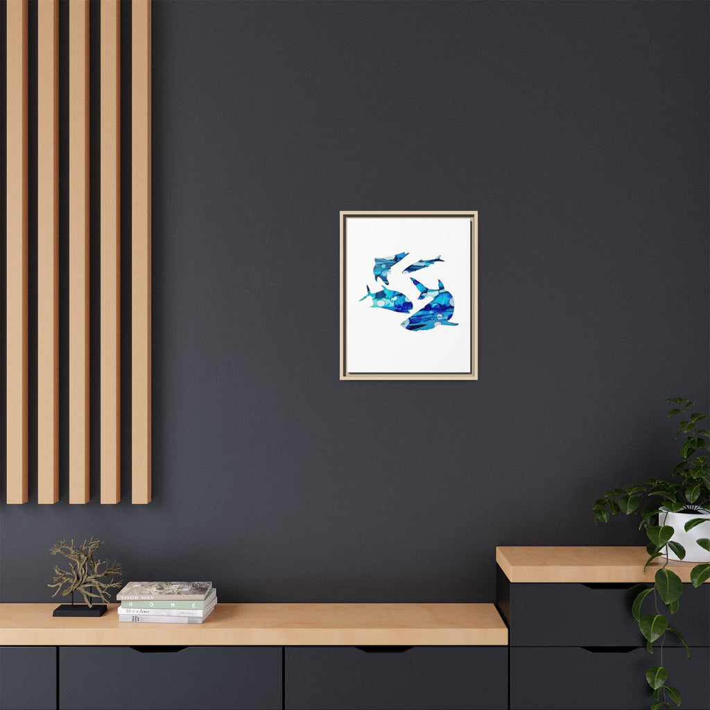Matte Canvas, Framed (Multi-color)