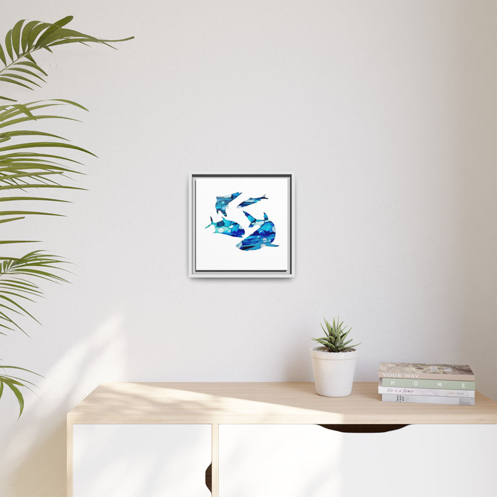 Matte Canvas, Framed (Multi-color)