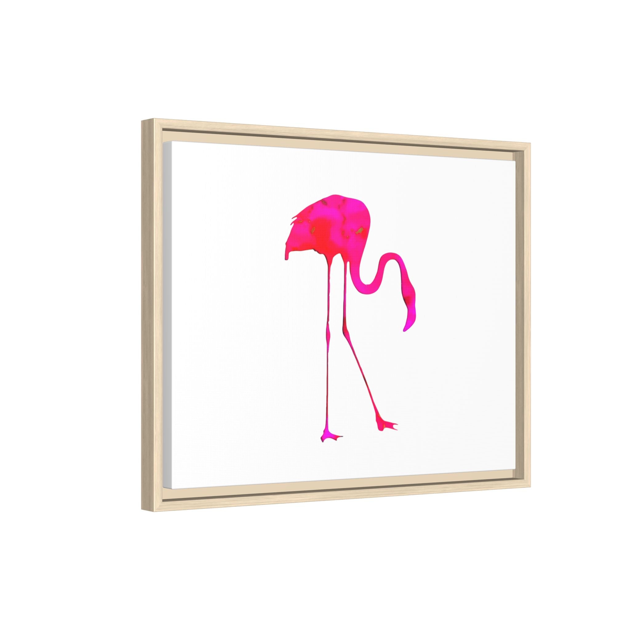Flamingo 2, Matte Canvas, Framed (Multi-color)