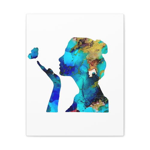 Butterfly Kisses, Matte Canvas, Stretched, 1.25"