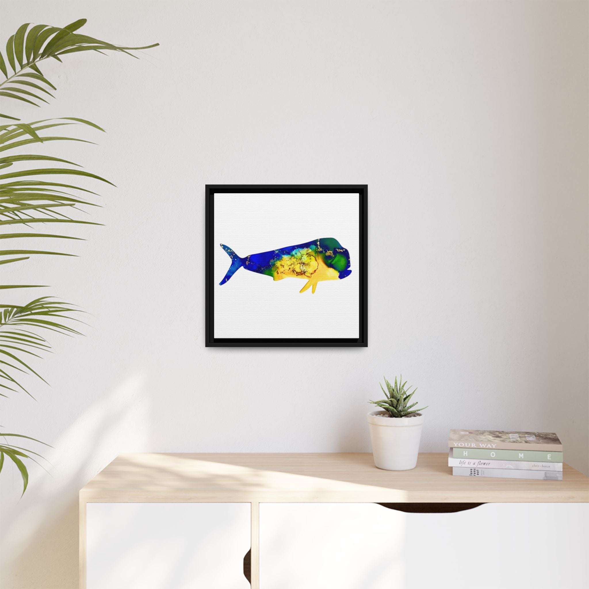 Mahi Mahi, Matte Canvas, Framed (Multi-color)