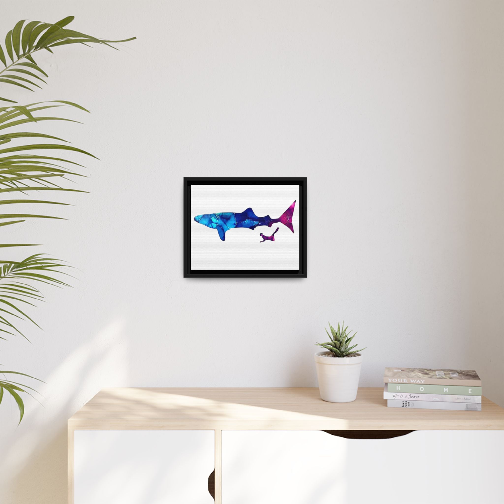 Matte Canvas, Framed (Multi-color)