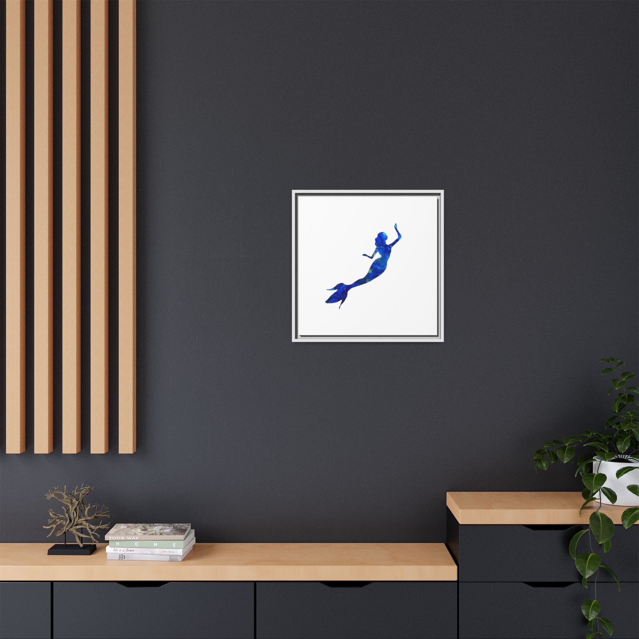 Matte Canvas, Framed (Multi-color)