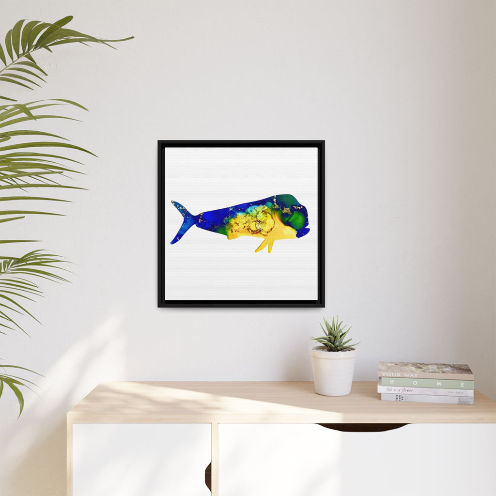 Mahi Mahi, Matte Canvas, Framed (Multi-color)