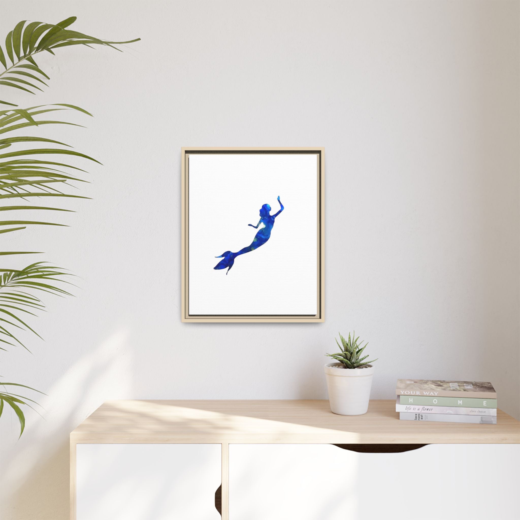 Matte Canvas, Framed (Multi-color)