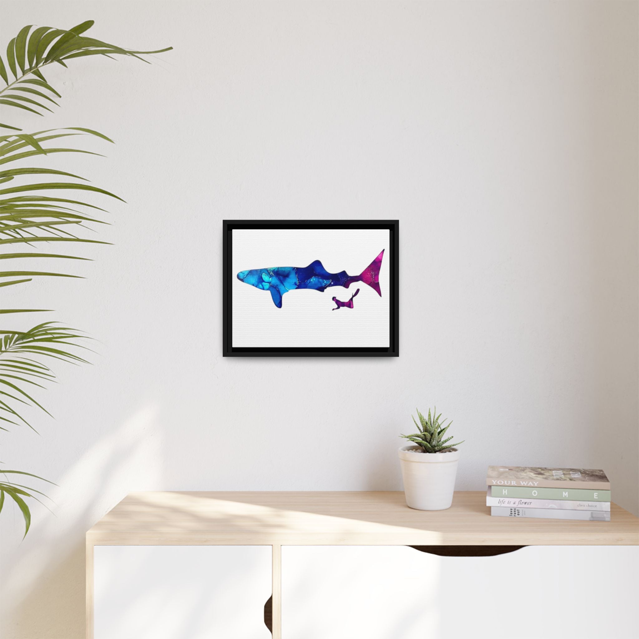 Matte Canvas, Framed (Multi-color)