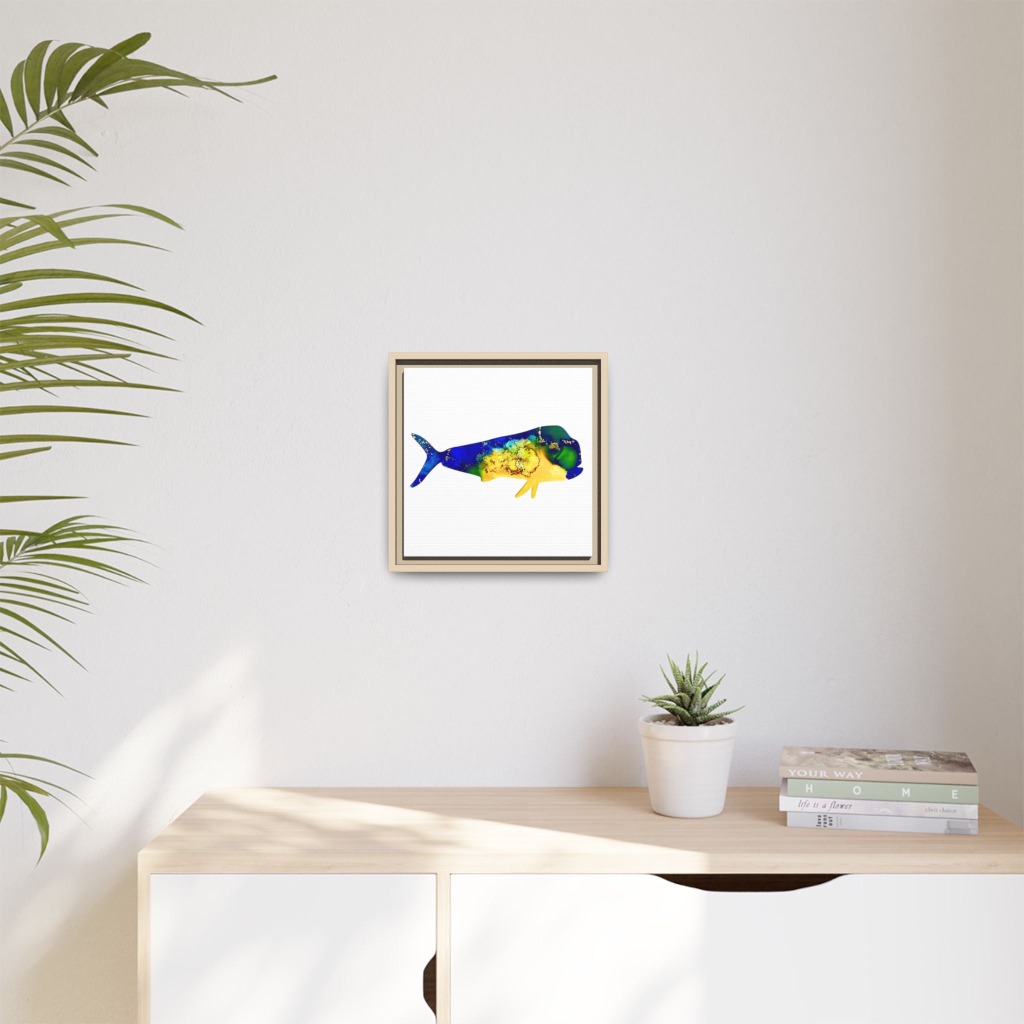 Mahi Mahi, Matte Canvas, Framed (Multi-color)