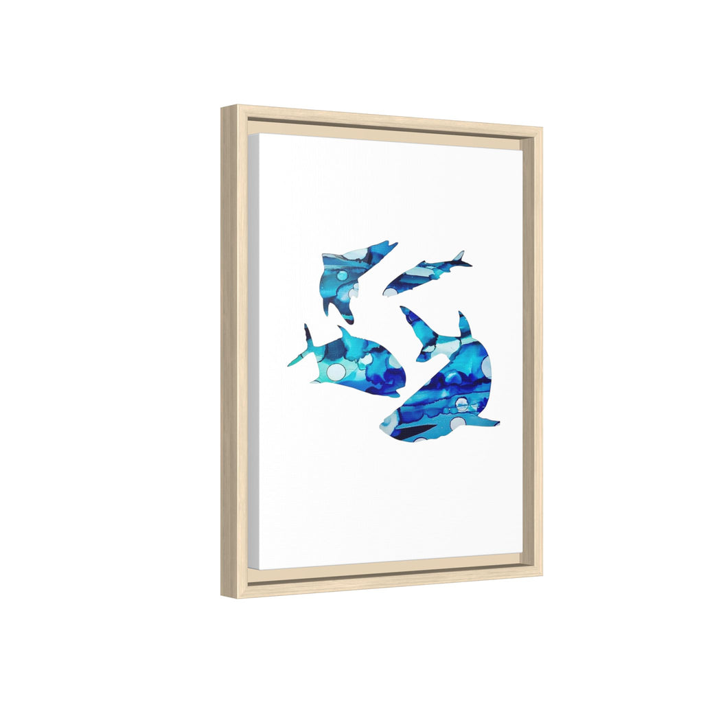 Matte Canvas, Framed (Multi-color)