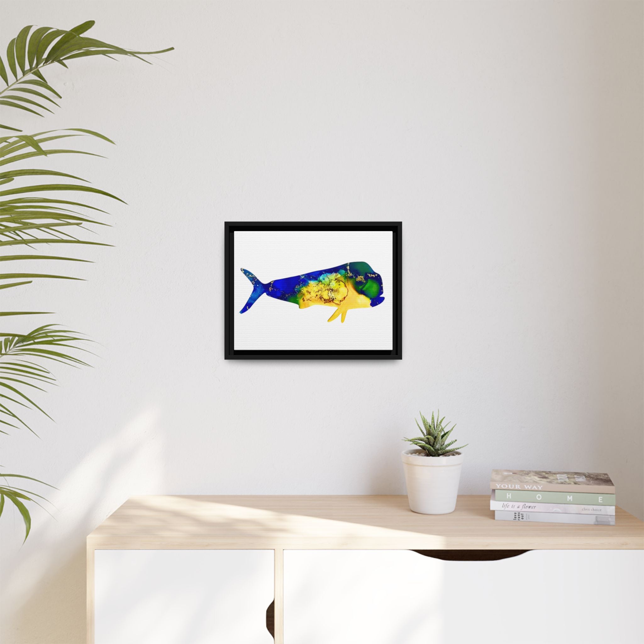 Mahi Mahi, Matte Canvas, Framed (Multi-color)