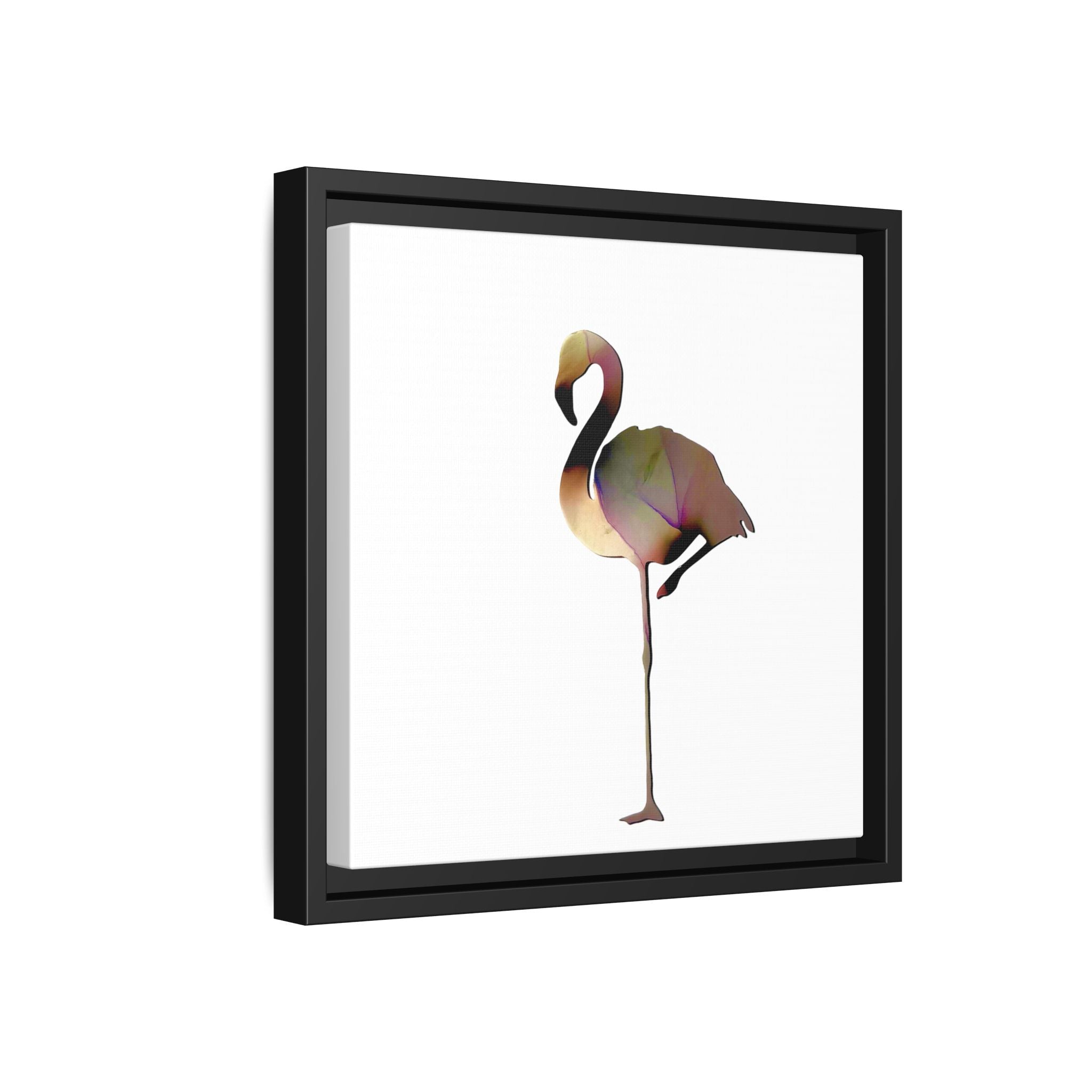 Flamingo 1, Matte Canvas, Framed (Multi-color)