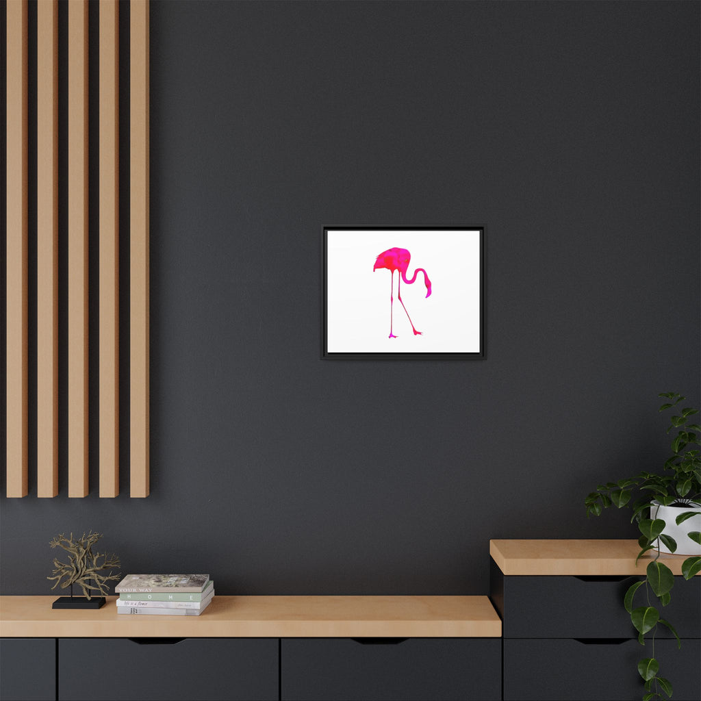 Flamingo 2, Matte Canvas, Framed (Multi-color)