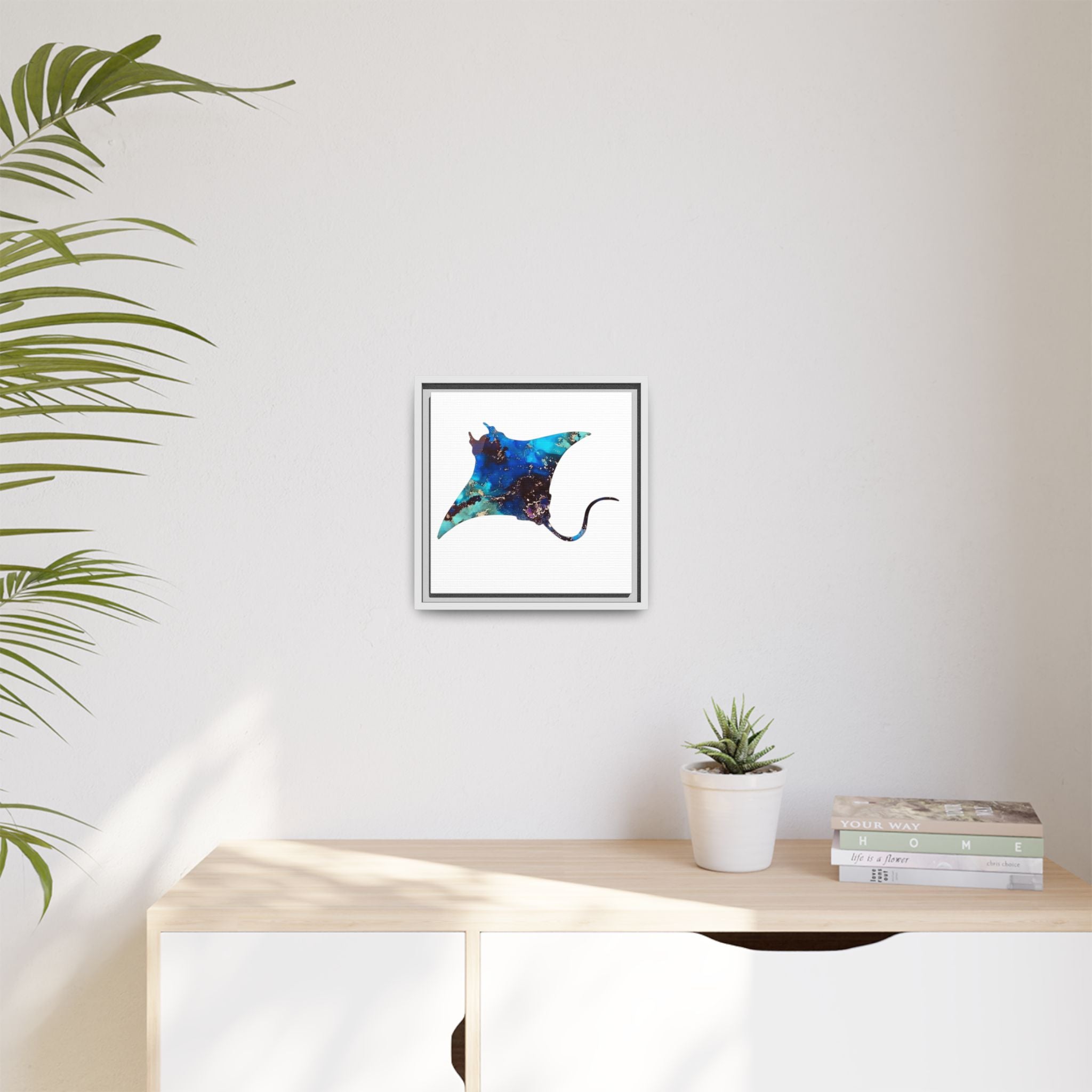 Matte Canvas, Framed (Multi-color)