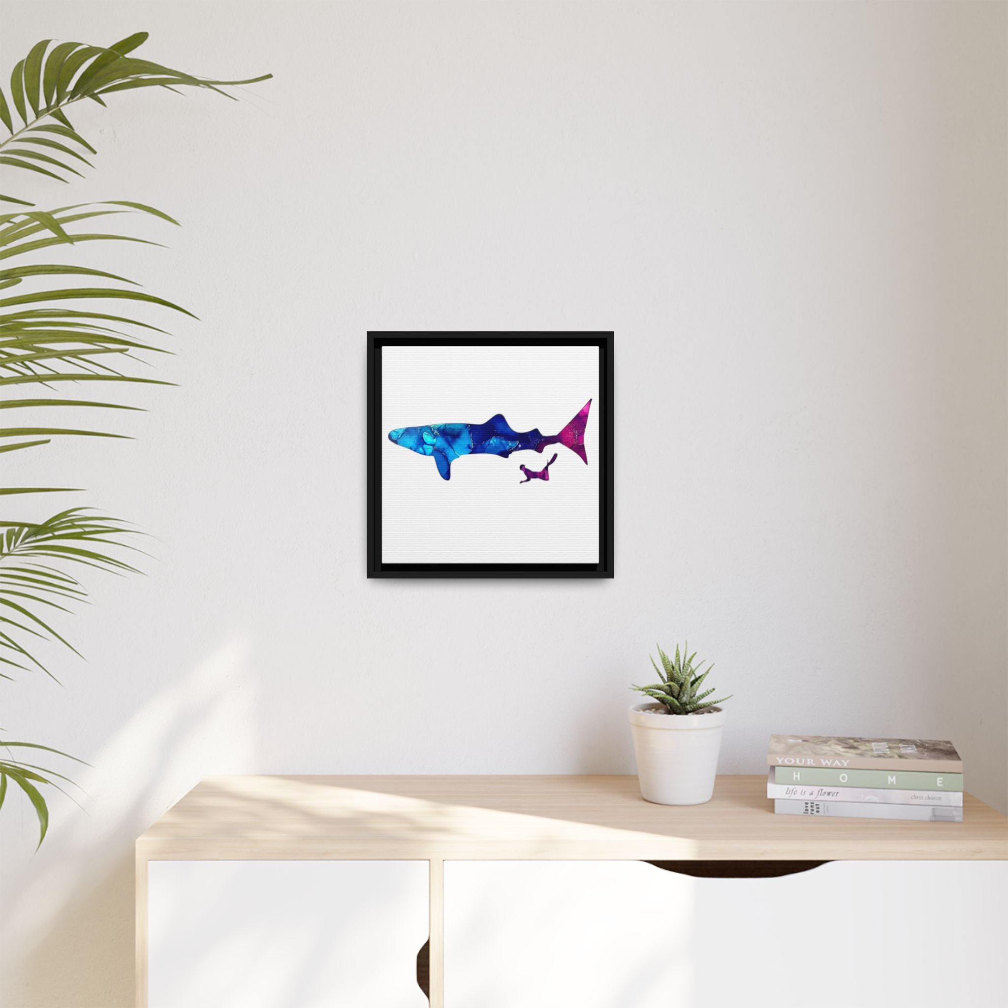 Matte Canvas, Framed (Multi-color)