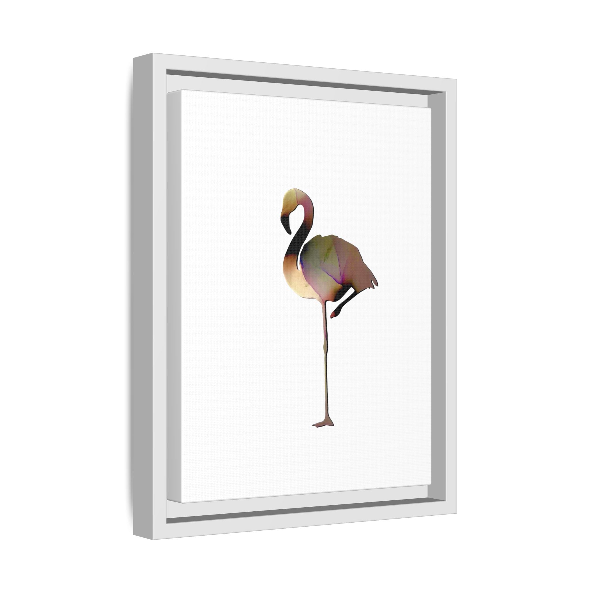 Flamingo 1, Matte Canvas, Framed (Multi-color)