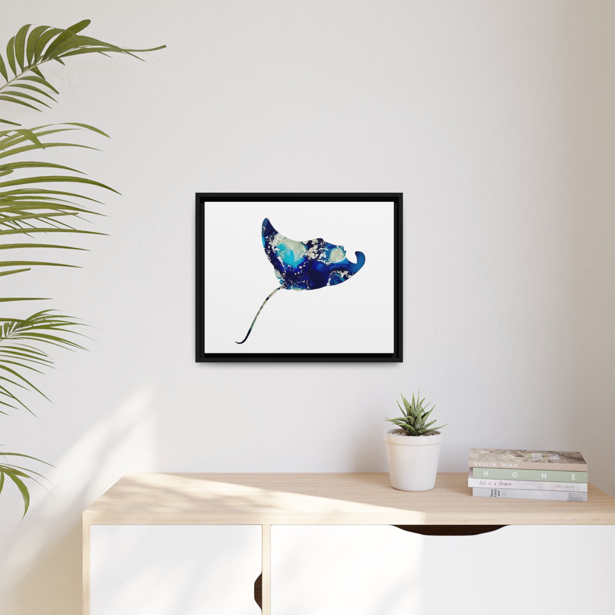 Matte Canvas, Framed (Multi-color)