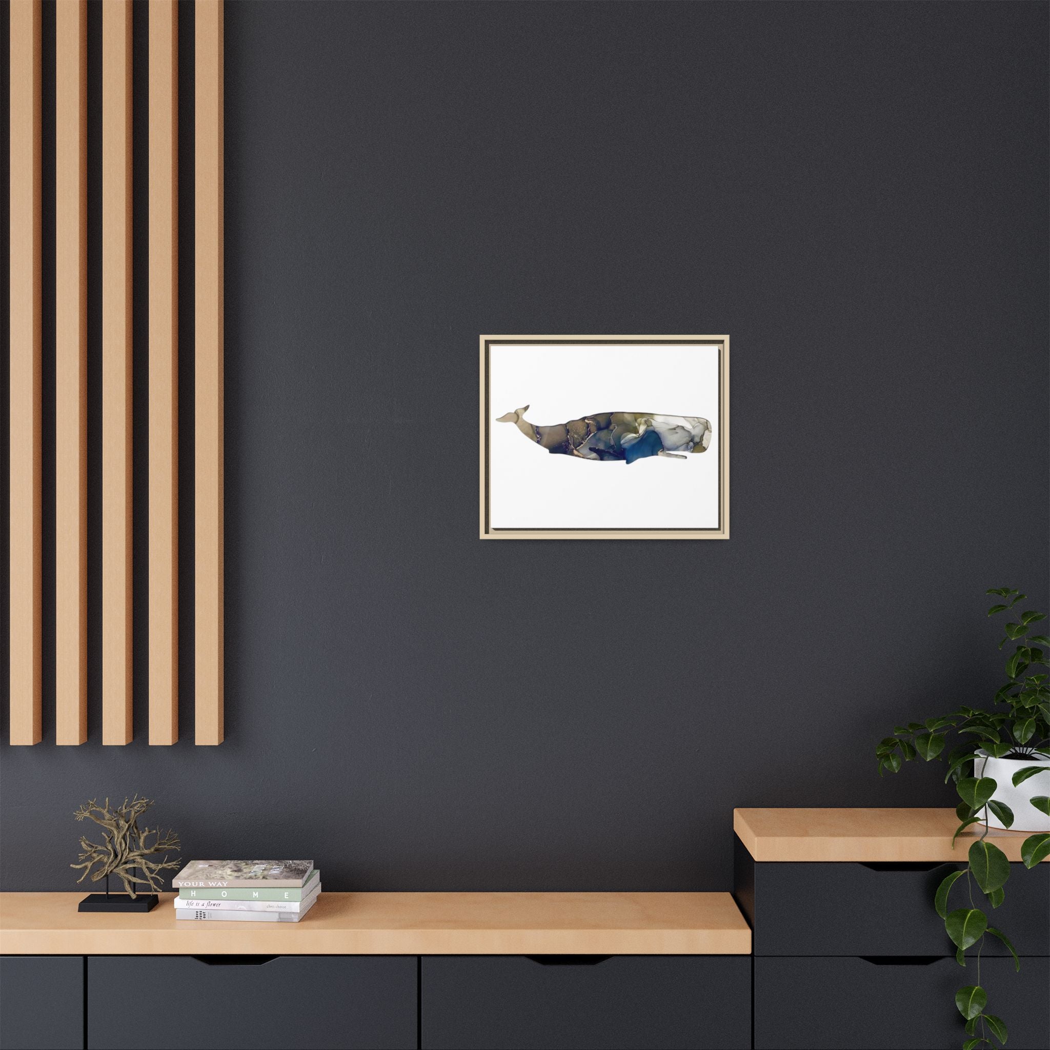 Matte Canvas, Framed (Multi-color)