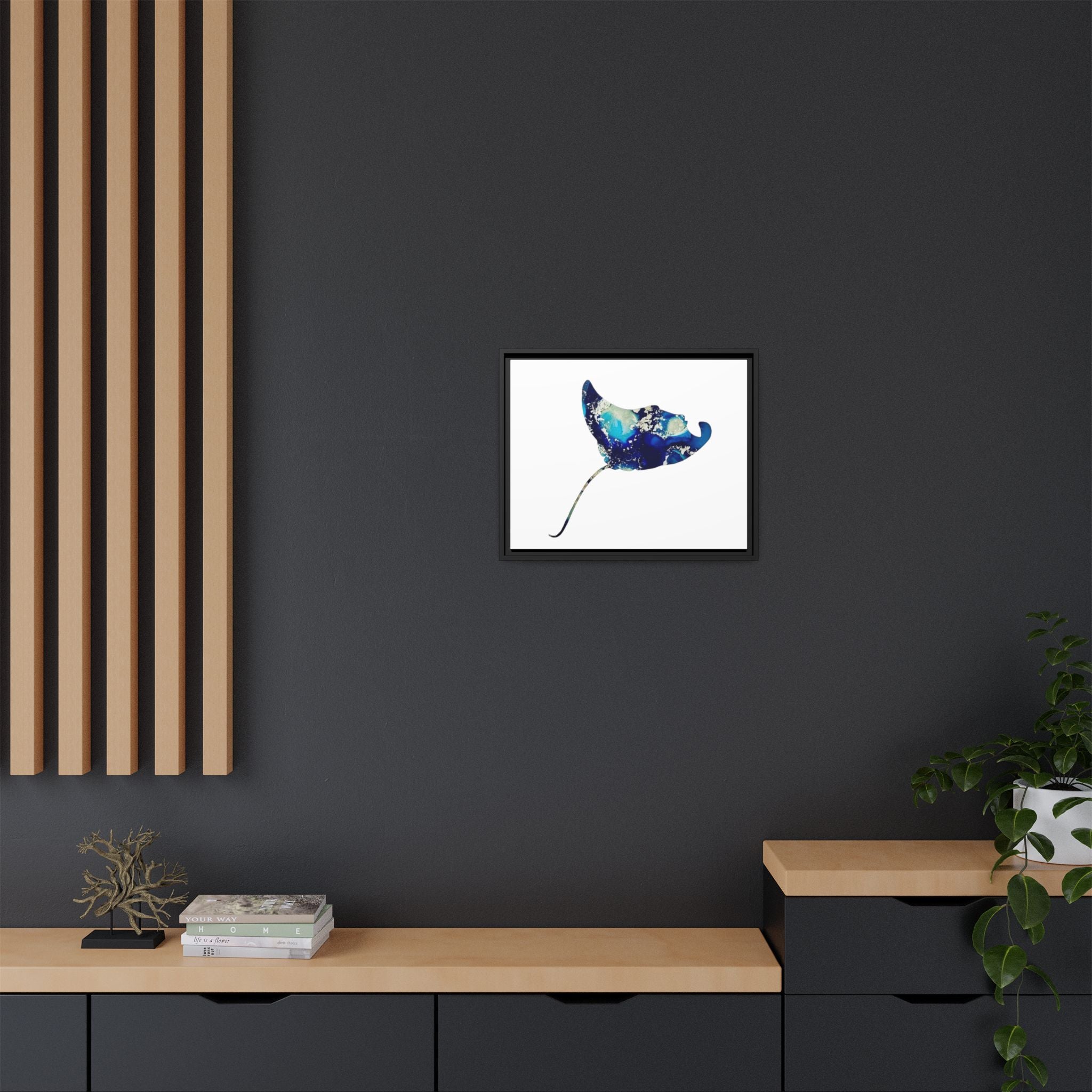 Matte Canvas, Framed (Multi-color)
