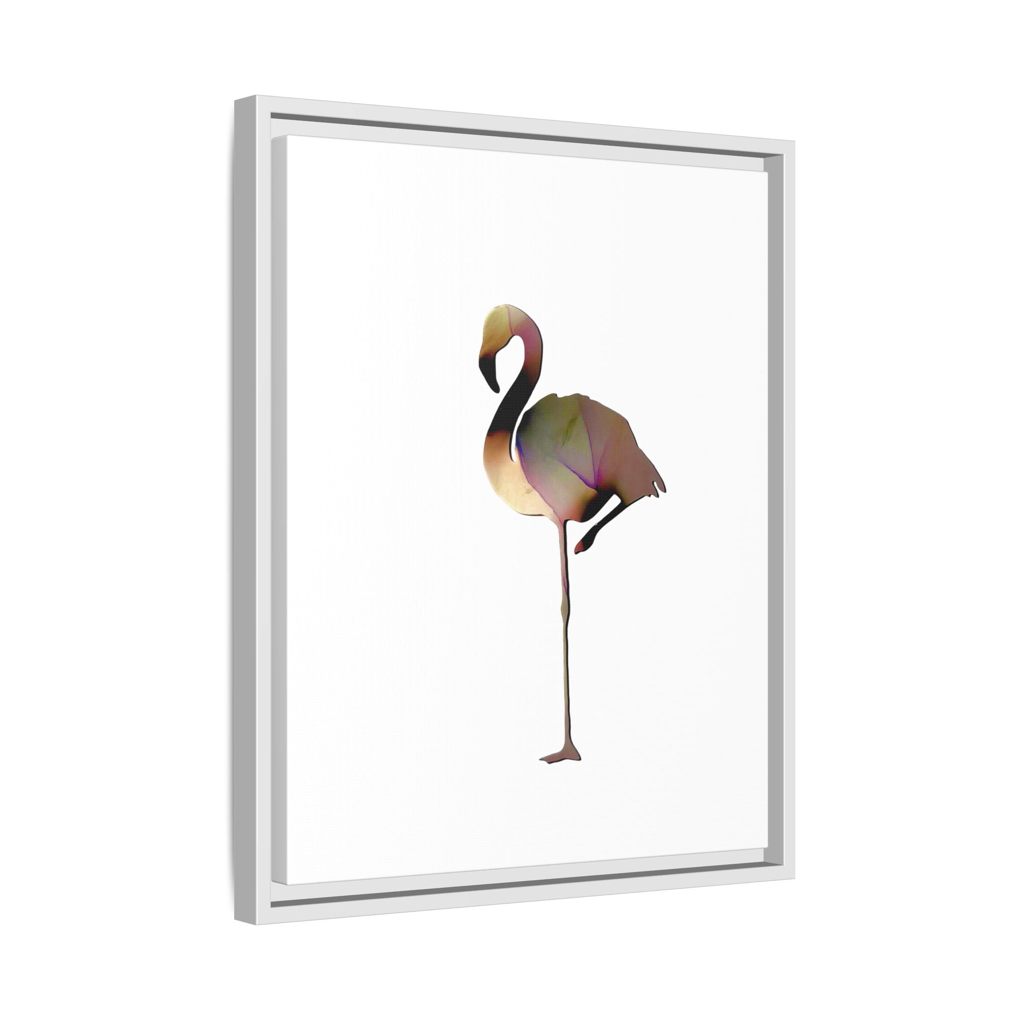 Flamingo 1, Matte Canvas, Framed (Multi-color)