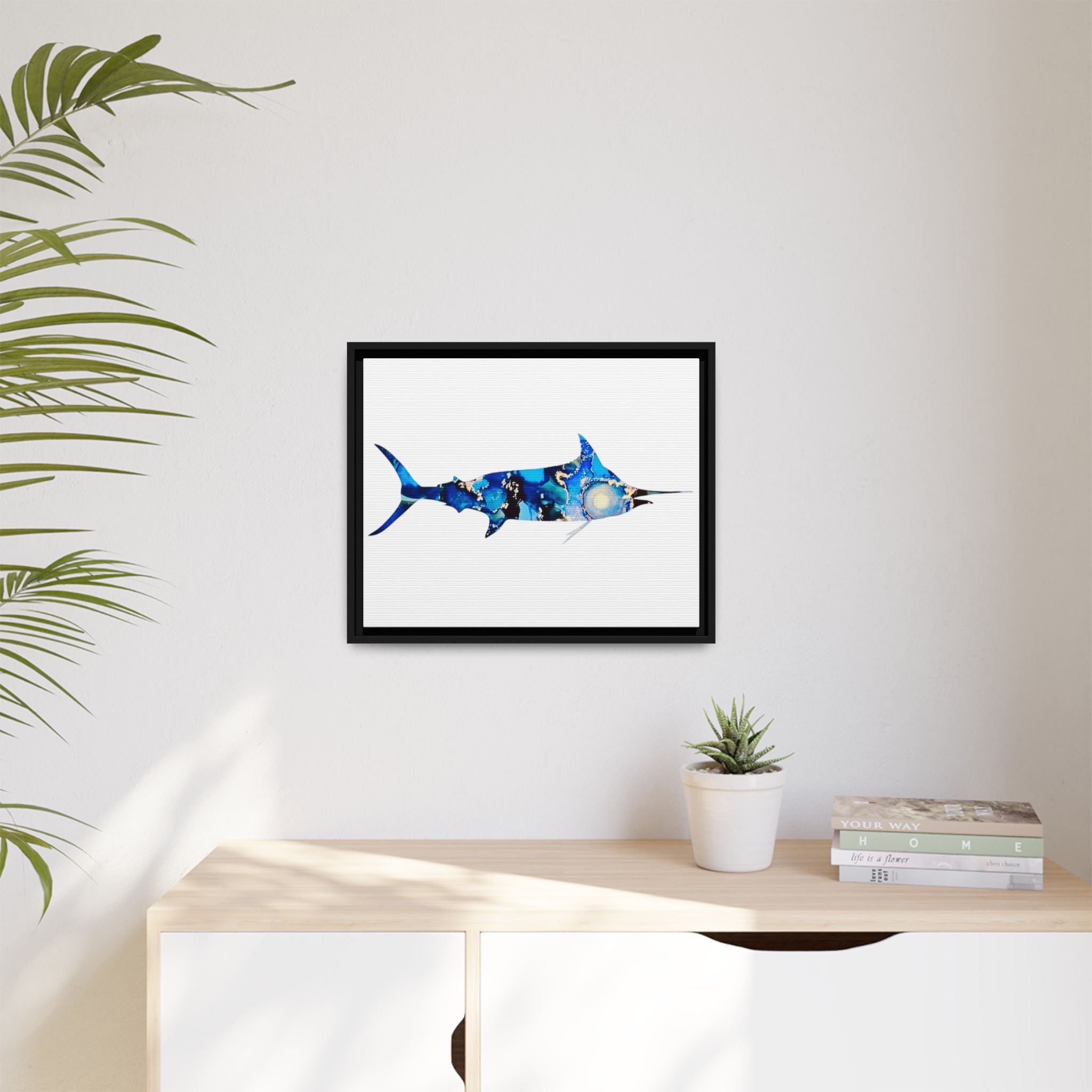 Matte Canvas, Framed (Multi-color)