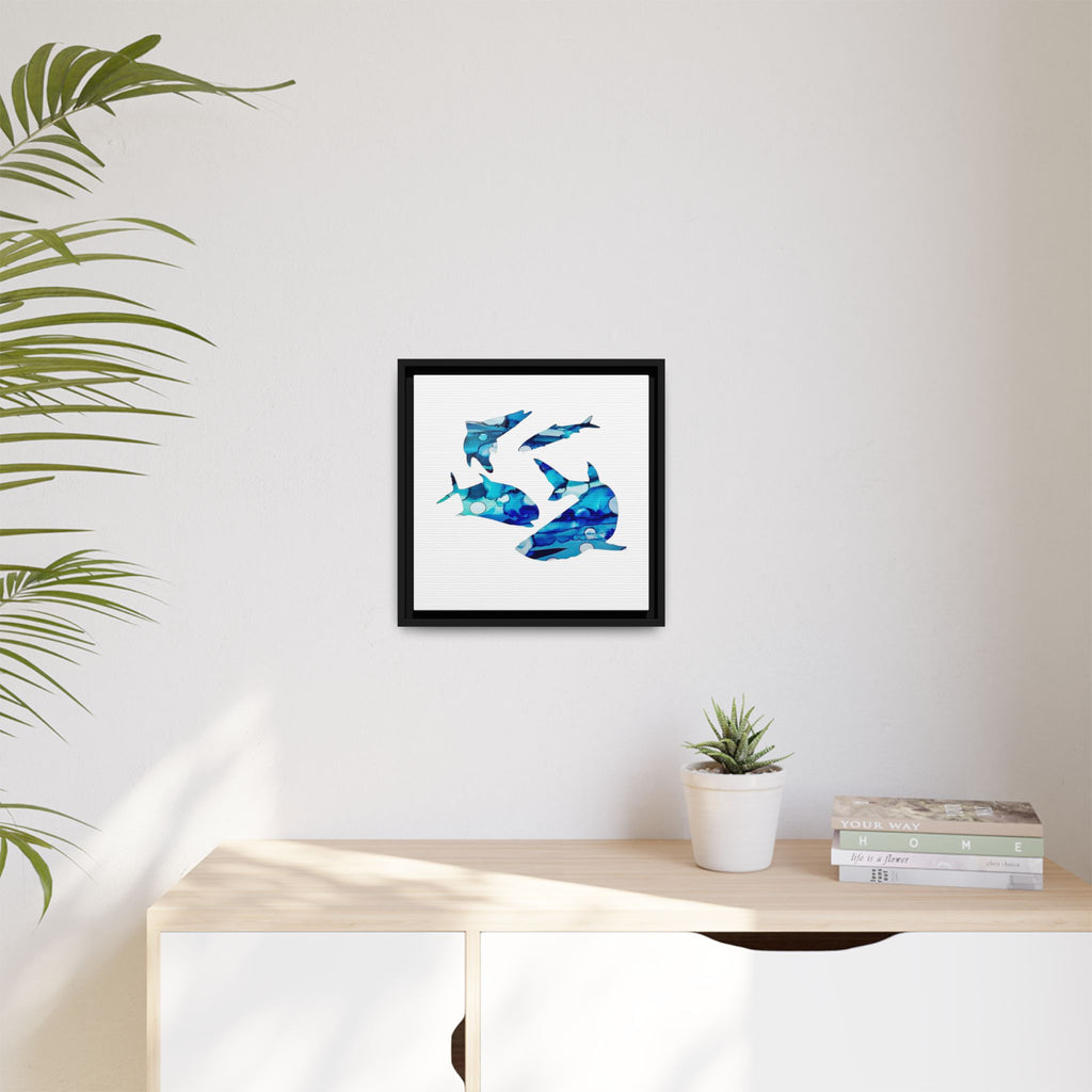 Matte Canvas, Framed (Multi-color)