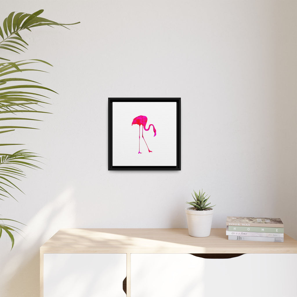 Flamingo 2, Matte Canvas, Framed (Multi-color)