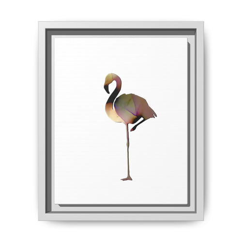 Flamingo 1, Matte Canvas, Framed (Multi-color)