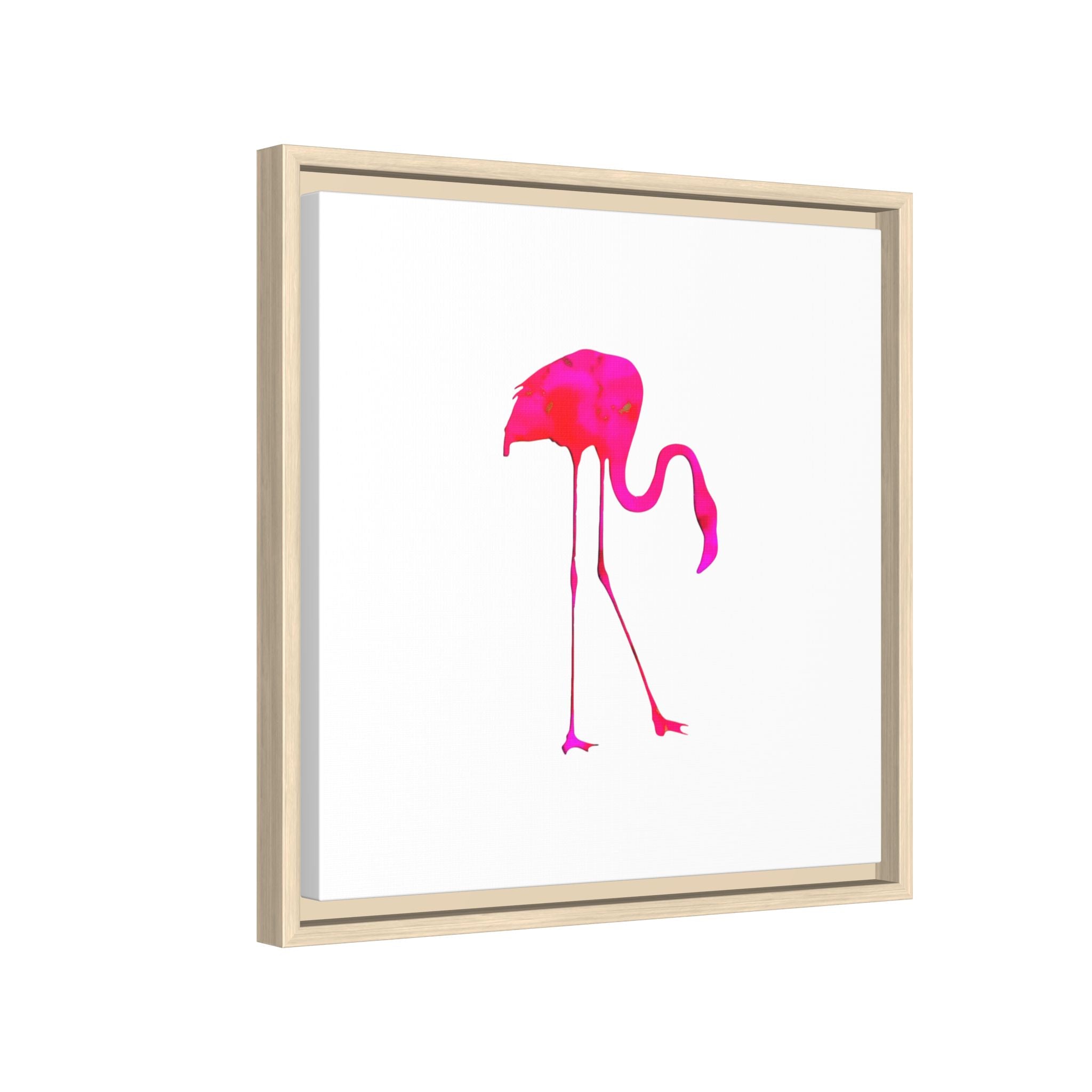 Flamingo 2, Matte Canvas, Framed (Multi-color)