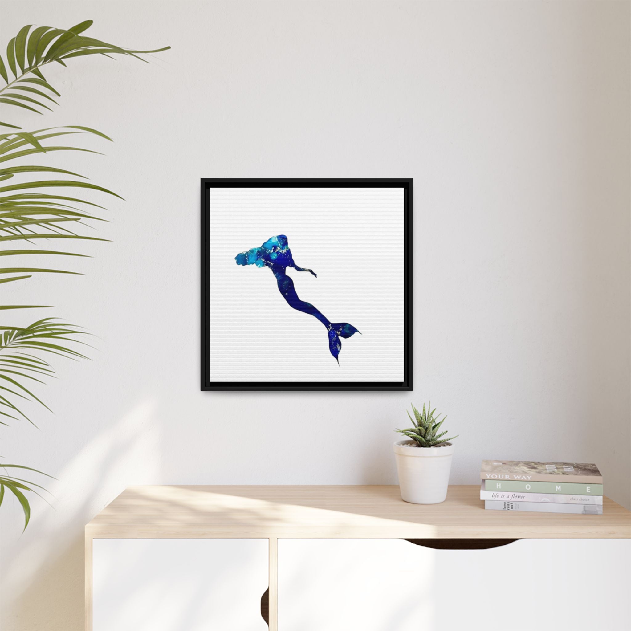 Matte Canvas, Framed (Multi-color)