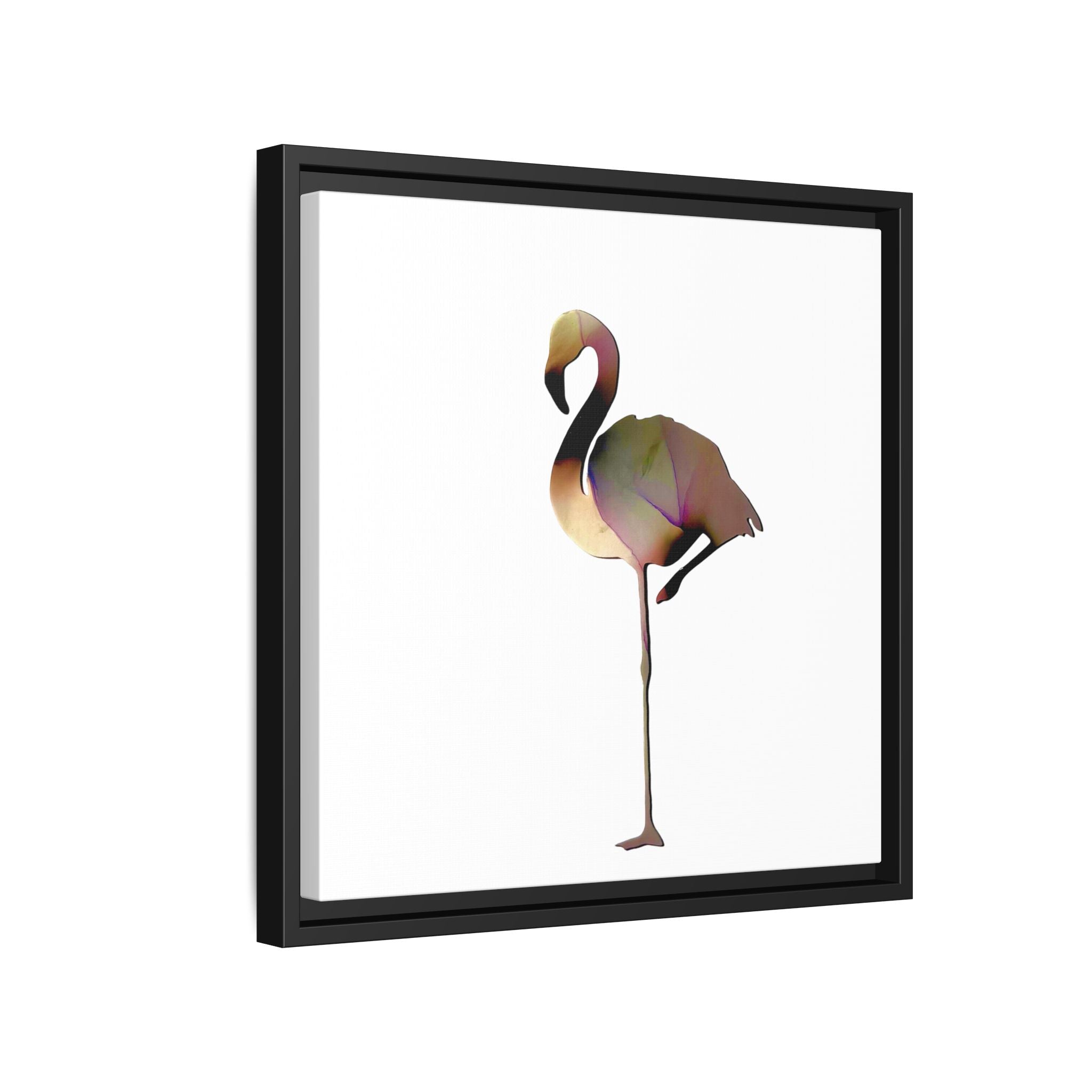 Flamingo 1, Matte Canvas, Framed (Multi-color)