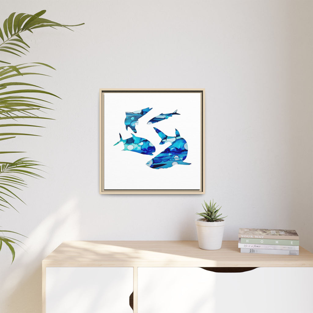 Matte Canvas, Framed (Multi-color)