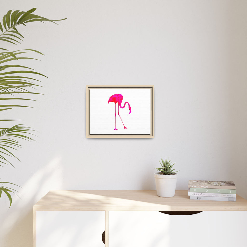 Flamingo 2, Matte Canvas, Framed (Multi-color)