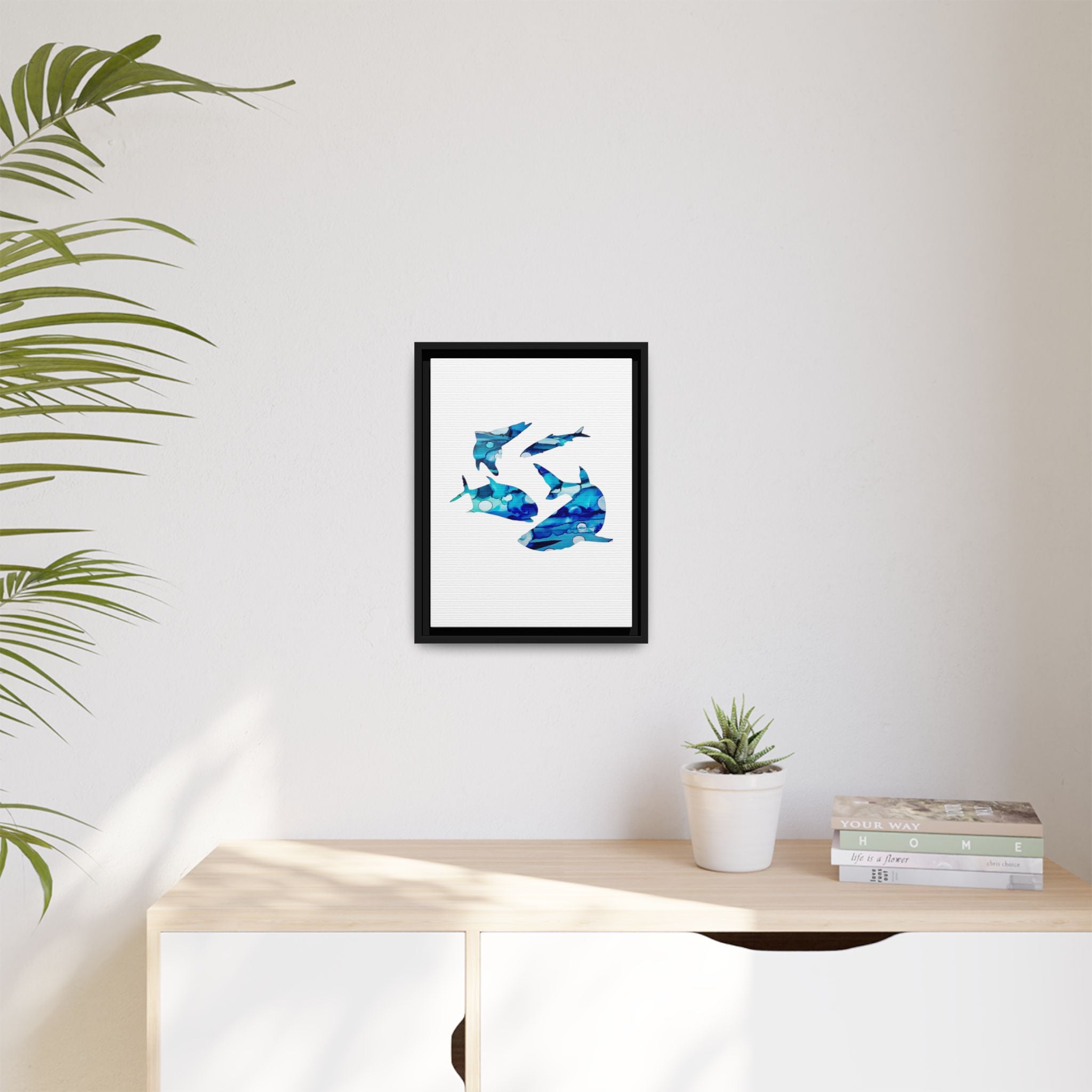 Matte Canvas, Framed (Multi-color)
