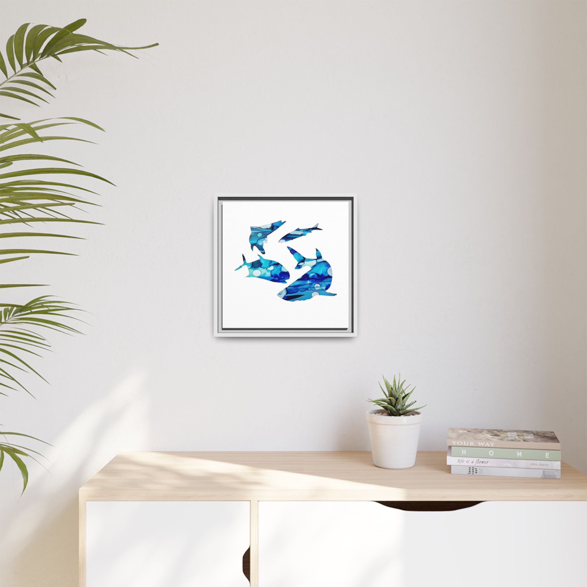 Matte Canvas, Framed (Multi-color)