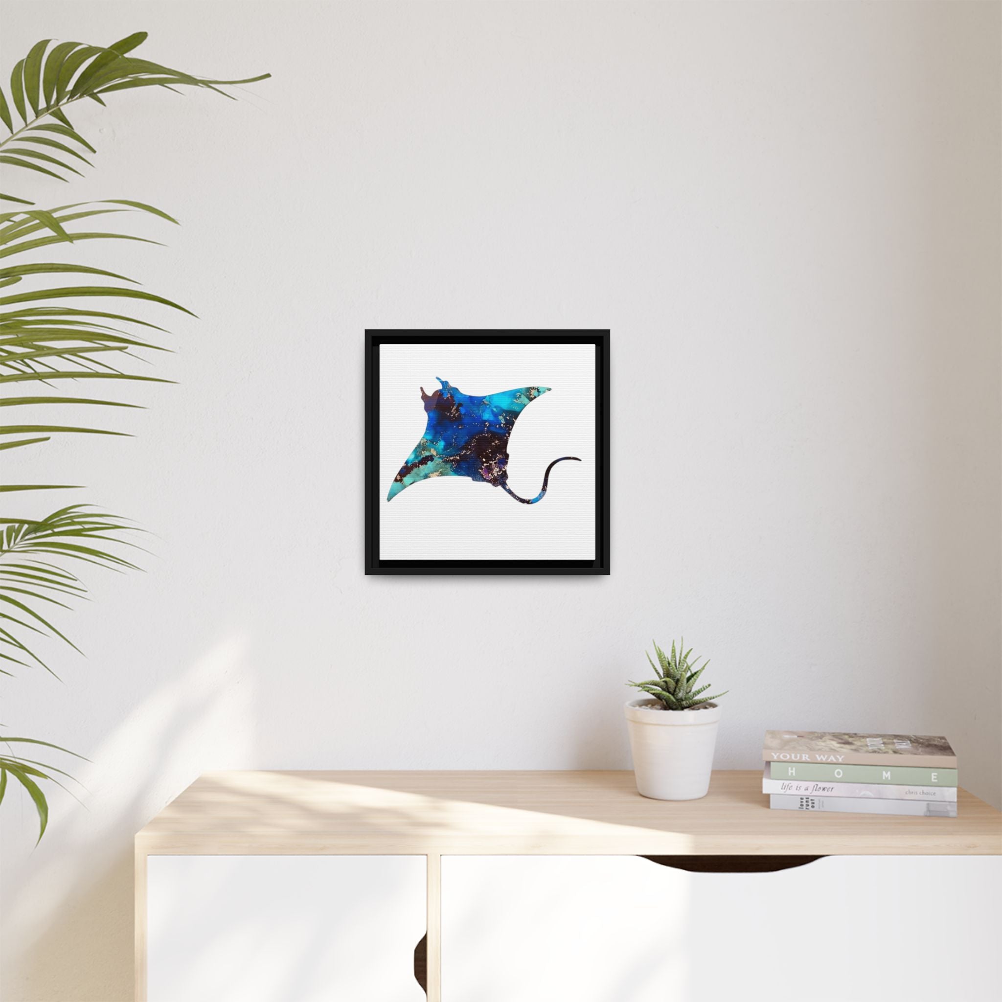 Matte Canvas, Framed (Multi-color)