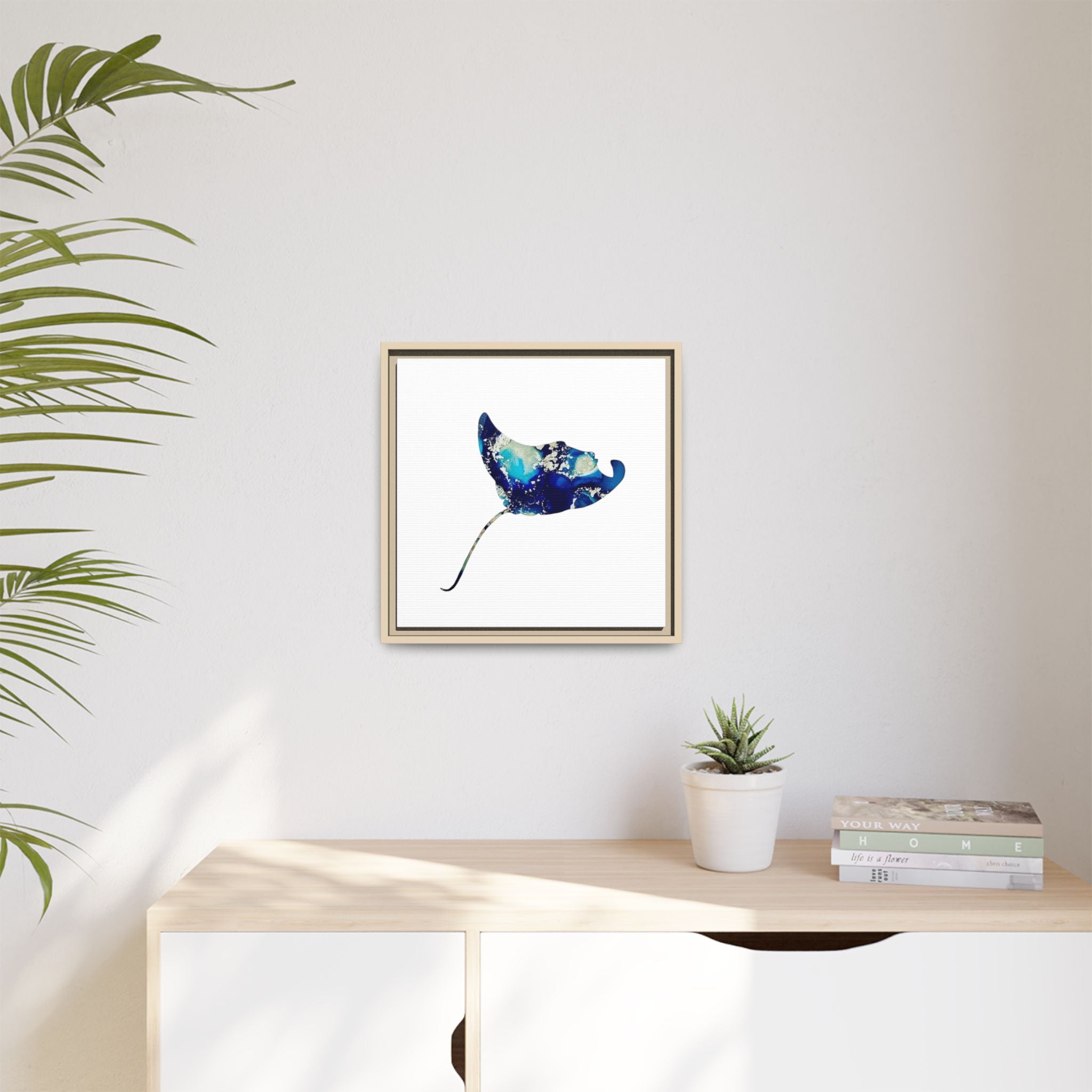 Matte Canvas, Framed (Multi-color)