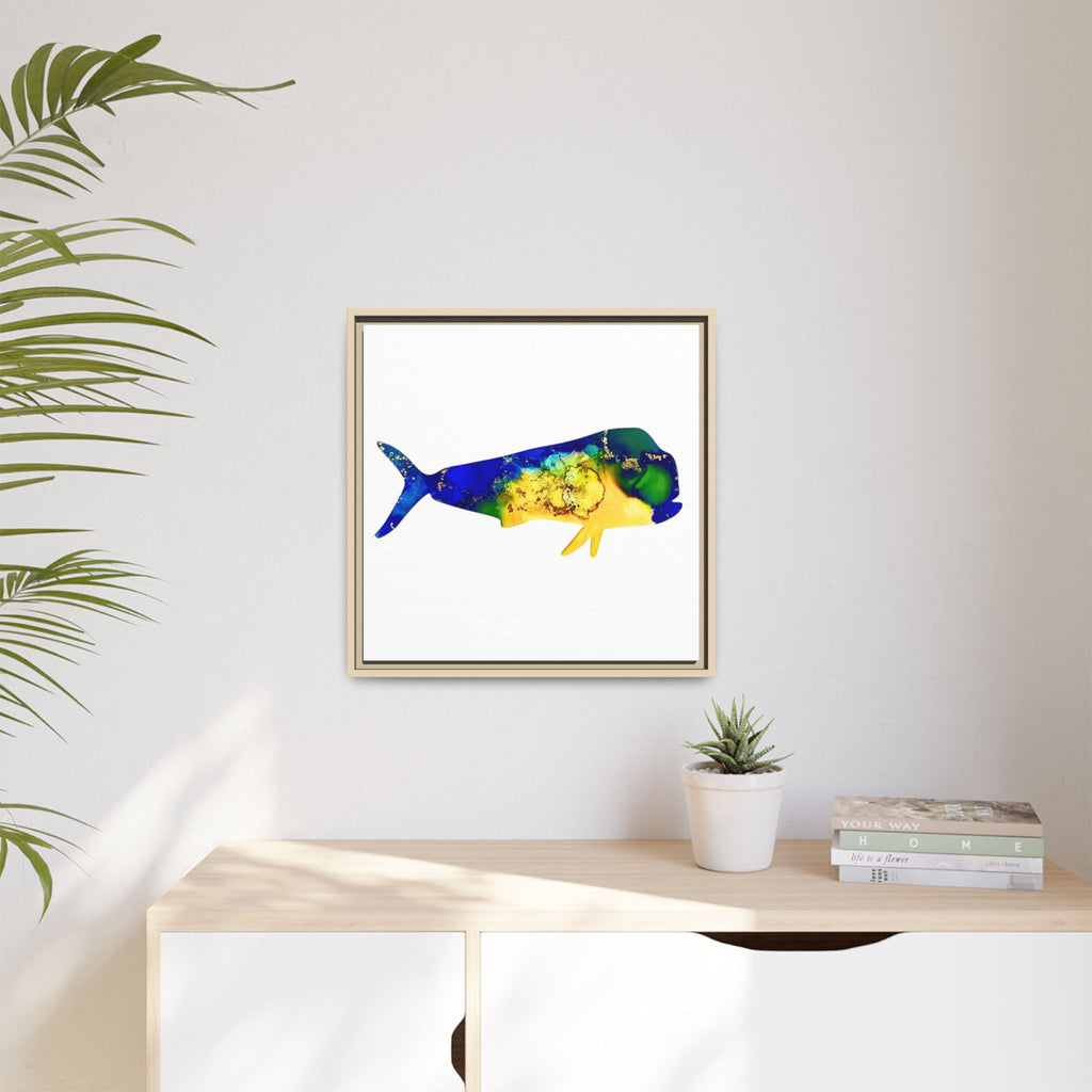 Mahi Mahi, Matte Canvas, Framed (Multi-color)