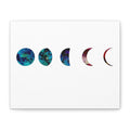 Moon Phases, Colorful, Matte Canvas, Stretched, 1.25"