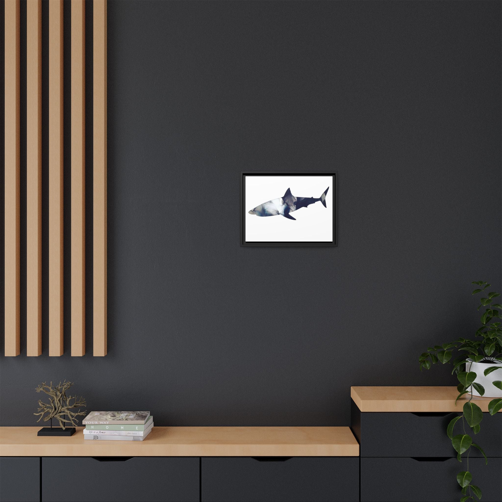 Matte Canvas, Framed (Multi-color)