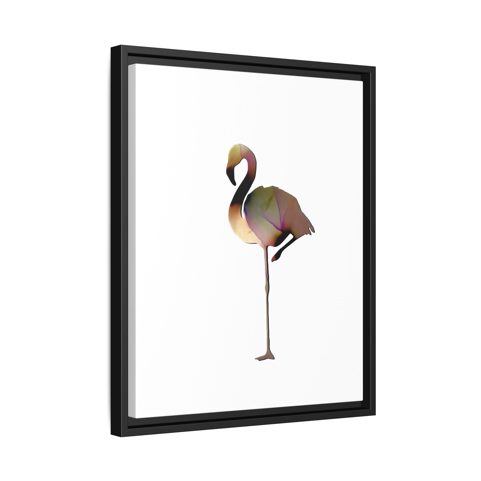 Flamingo 1, Matte Canvas, Framed (Multi-color)