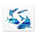 Dream Catch in Blues, Matte Canvas, Stretched, 1.25"