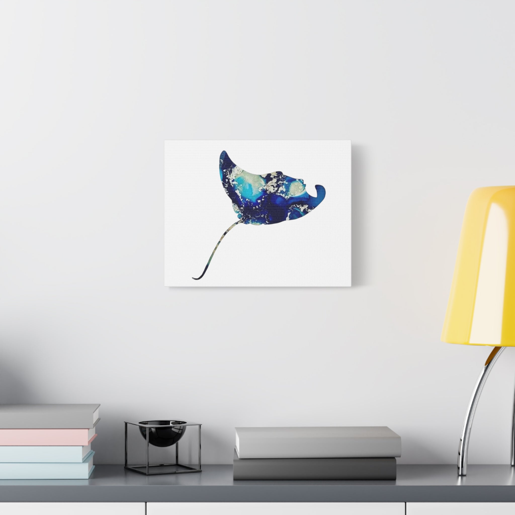Ray in Blues, Matte Canvas, Stretched, 1.25"